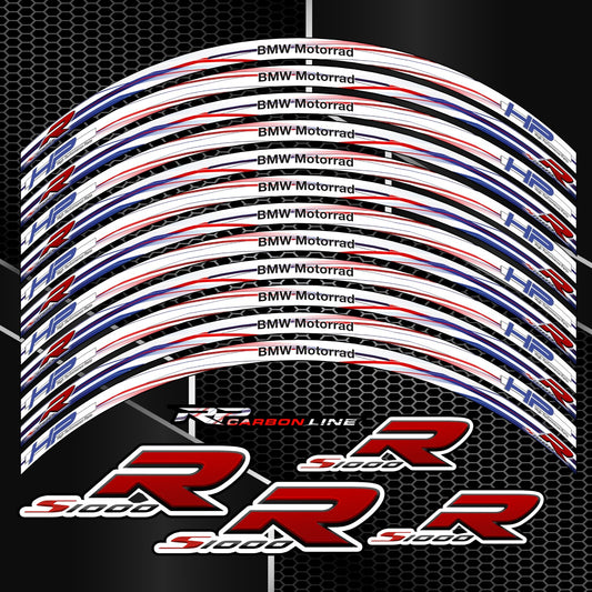BMW S1000R Wheel Decals – HP Rim Stickers Kit