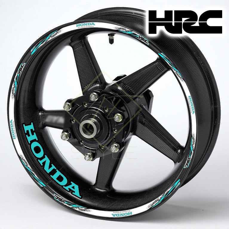 HONDA CBR motorcycle wheel decal rim stickers HRC for fireblade