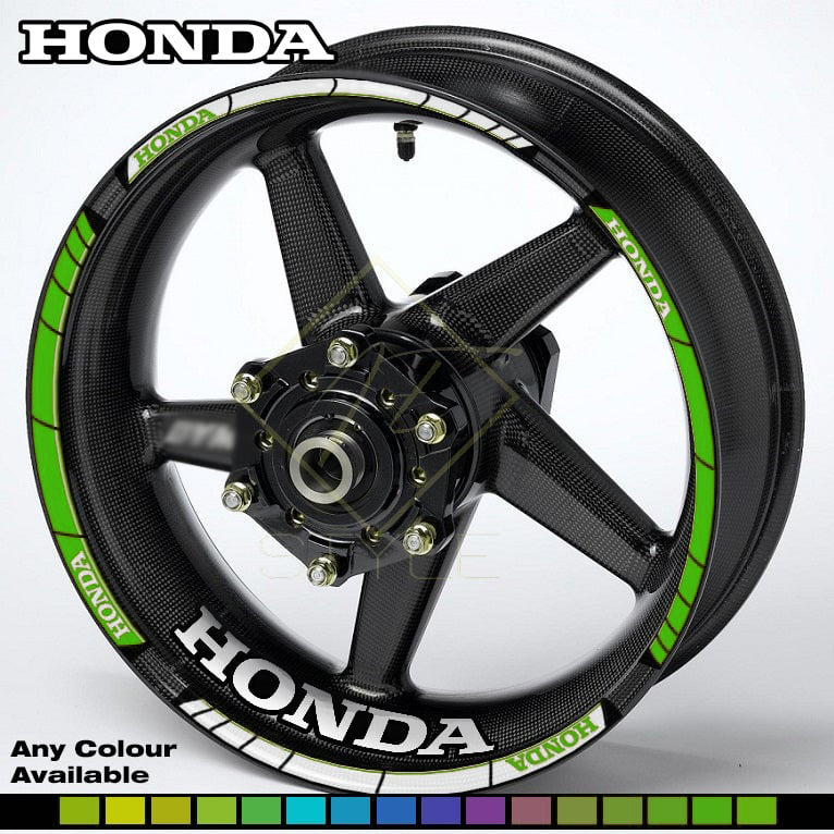 HONDA CBR motorcycle wheel decal rim stickers