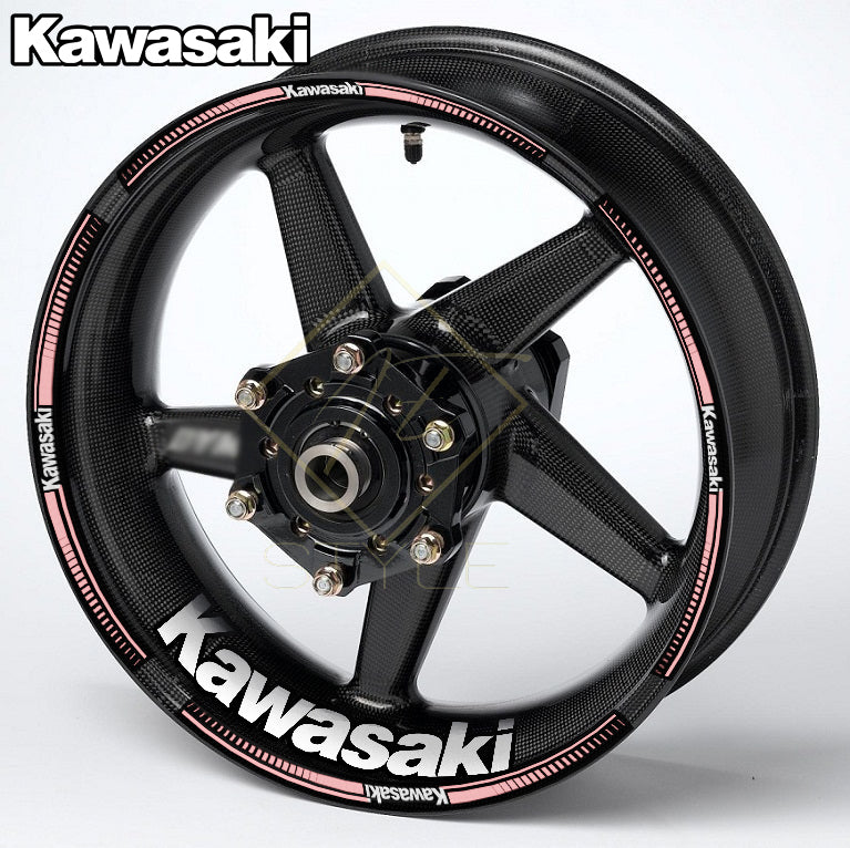 KAWASAKI NINJA Wheel Rim Decals – Motorcycle Stickers for H2, H2R, ZX-6R 636, ZX-10R, 400