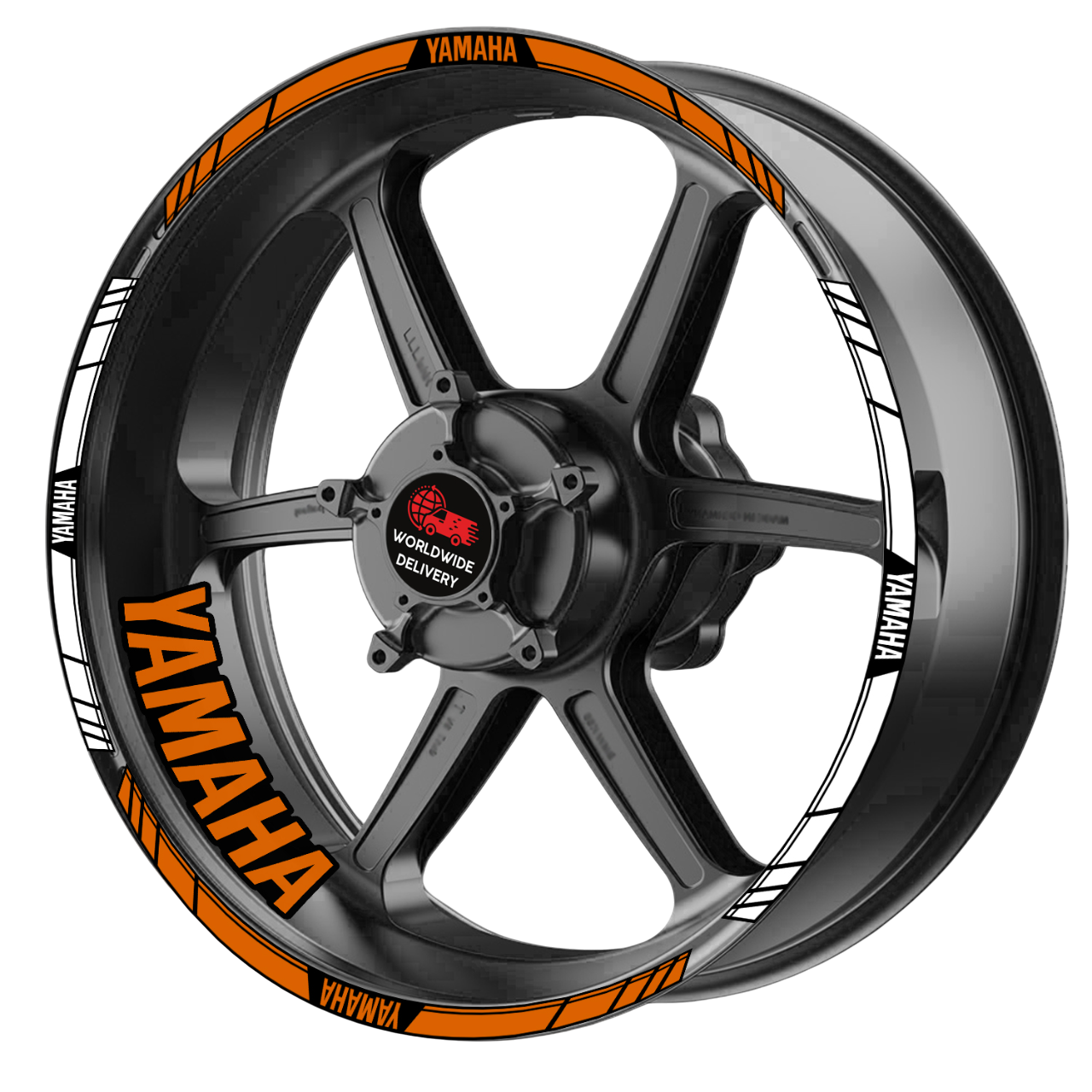Yamaha YZF R-Series & MT Wheel Decals | Rim Stripes Stickers for Motorcycles