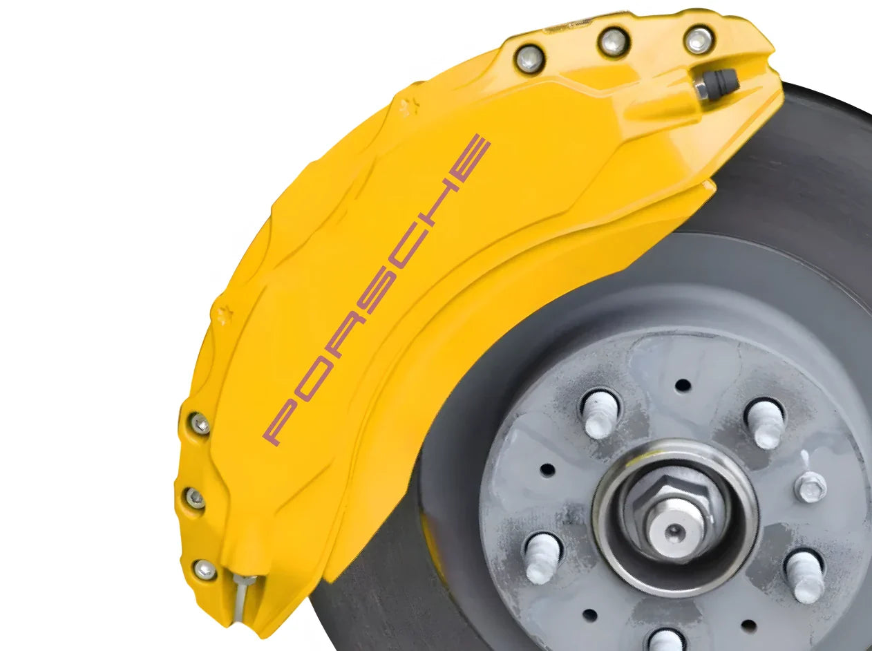 Porsche brake caliper stickers 6pcs