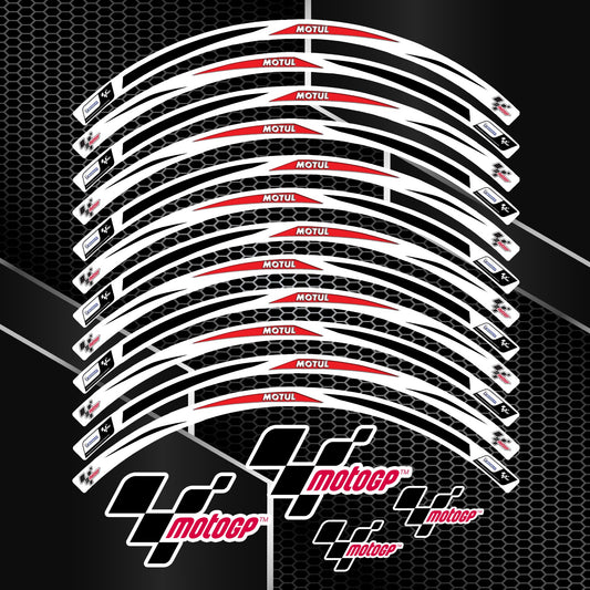 Universal Motorcycle Wheel Decals R17 – Rim Stickers