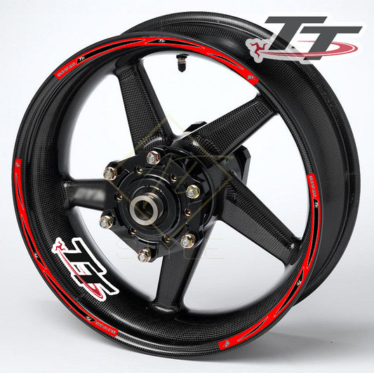 R17 Universal Motorcycle Rim Stickers – Wheel Decals & Stripes for Yamaha, Kawasaki, BMW