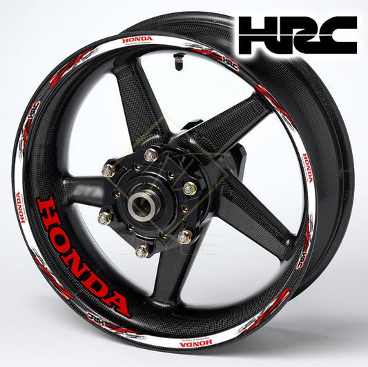 HONDA CBR motorcycle wheel decal rim stickers HRC for fireblade
