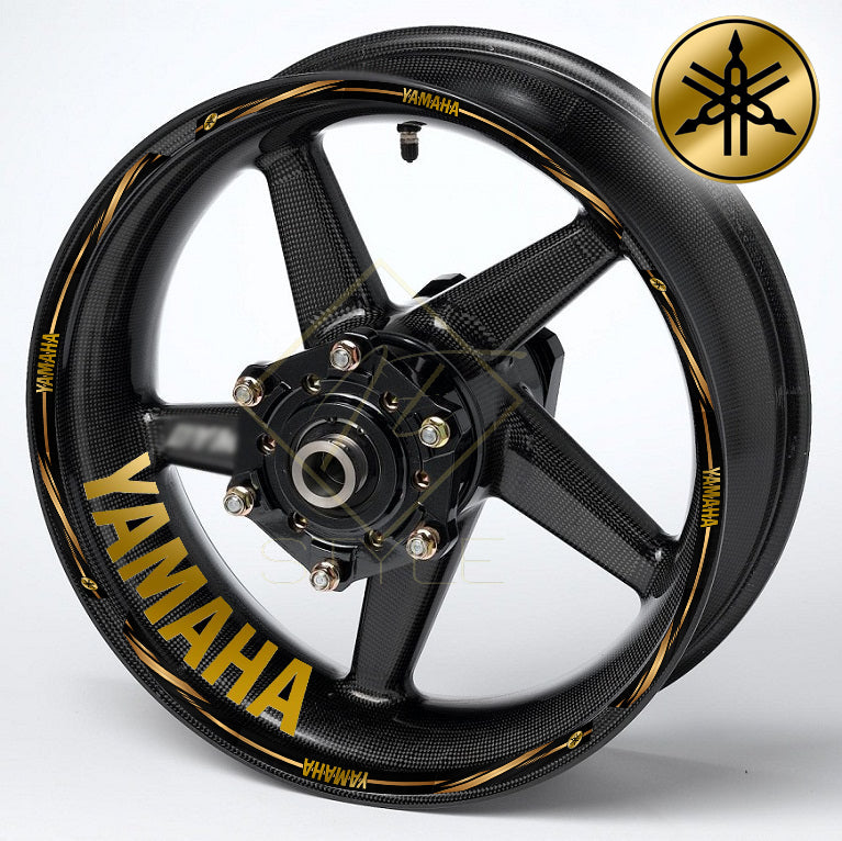 Motorcycle Rim Stickers – Yamaha YZF R1 R6 R7 MT VMAX Wheel Decals & Stripes