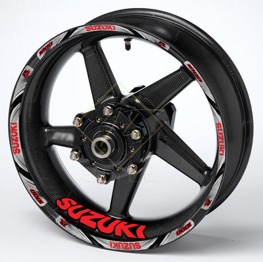 Suzuki GSX-R Wheel Decals – Gixxer Rim Stripes Stickers