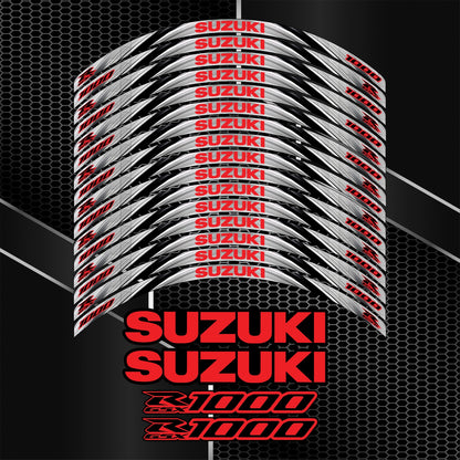 Suzuki GSX-R1000 Gixxer Wheel Decals – 20pcs Rim Stickers