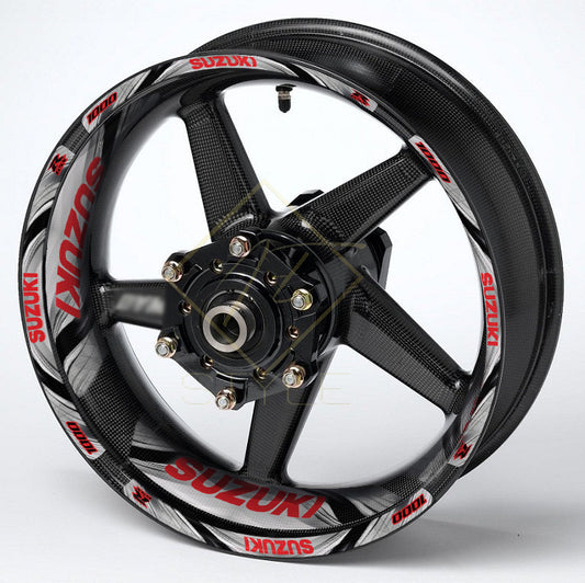 Suzuki GSX-R Wheel Decals – Gixxer Rim Stripes Stickers