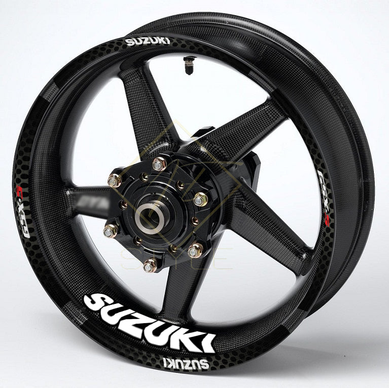 Suzuki GSX-S750 Wheel Decals | Motorcycle Rim Stickers Set