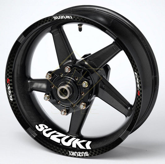 Suzuki GSX-S750 Wheel Decals | Motorcycle Rim Stickers Set
