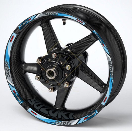 Suzuki GSX-S750 Wheel Decals | Motorcycle Rim Stickers Set