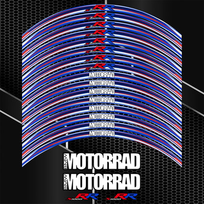 BMW S1000RR Wheel Decals Sport Rim Stickers (20pcs)