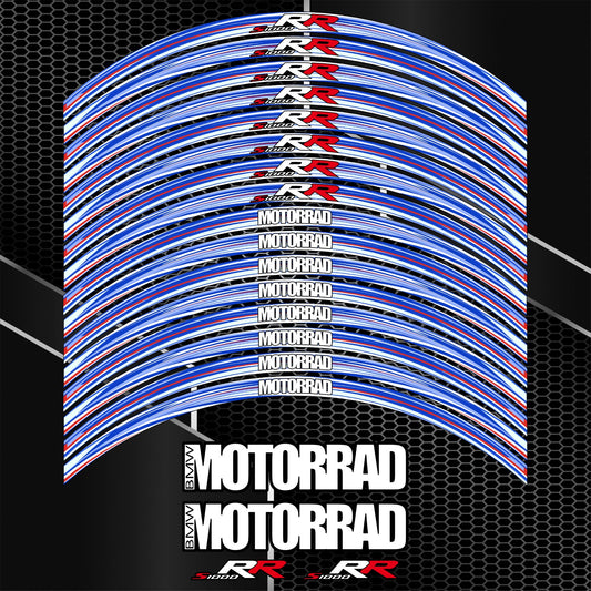 BMW S1000RR Wheel Decals – M Sport Rim Stickers (20pcs)