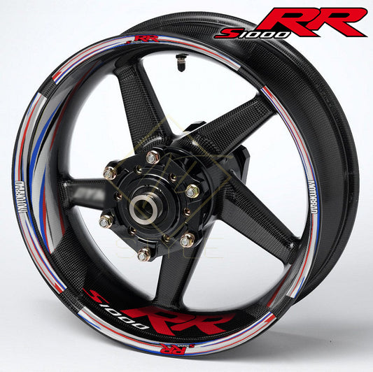 BMW S1000RR motorcycle wheel decals rim stickers stripes M Sport