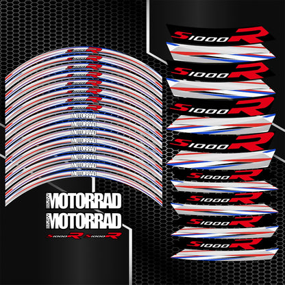 BMW S1000R Wheel Decals – Grey M Sport Rim Stickers
