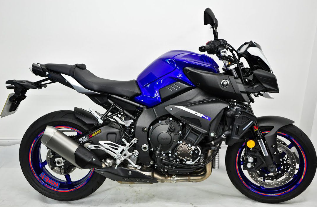 Yamaha MT-10 Wheel Decals | Motorcycle Rim Stickers & Stripes