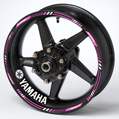 YAMAHA Motorcycle Wheel Decals – Rim & Inner Stickers