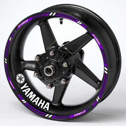 YAMAHA Motorcycle Wheel Decals – Rim & Inner Stickers
