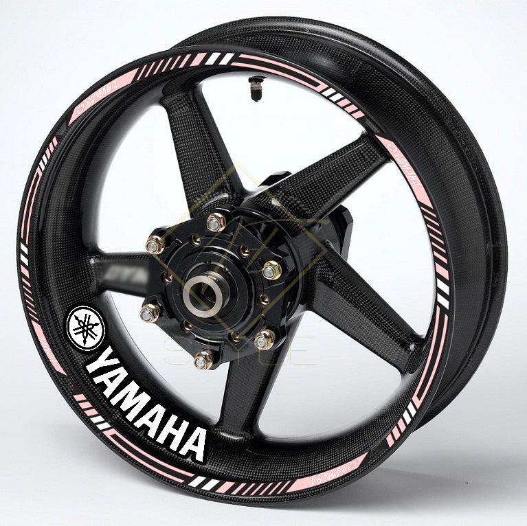 Yamaha YZF R-Series & MT Wheel Decals | Rim Stripes Stickers for Motorcycles