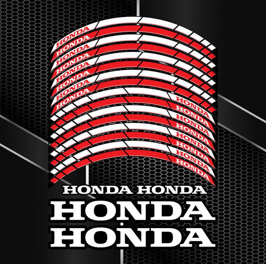 HONDA Fireblade Wheel Decals – Any Colour Rim Stickers