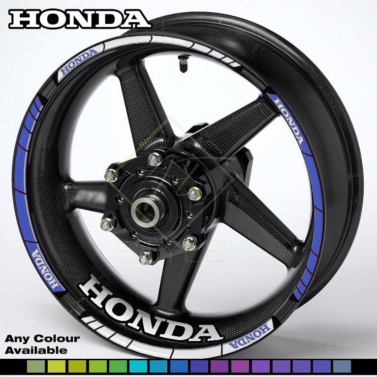 HONDA CBR motorcycle wheel decal rim stickers