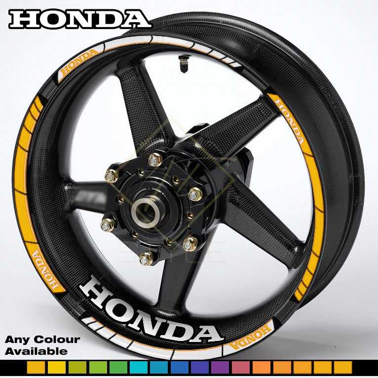 HONDA CBR motorcycle wheel decal rim stickers