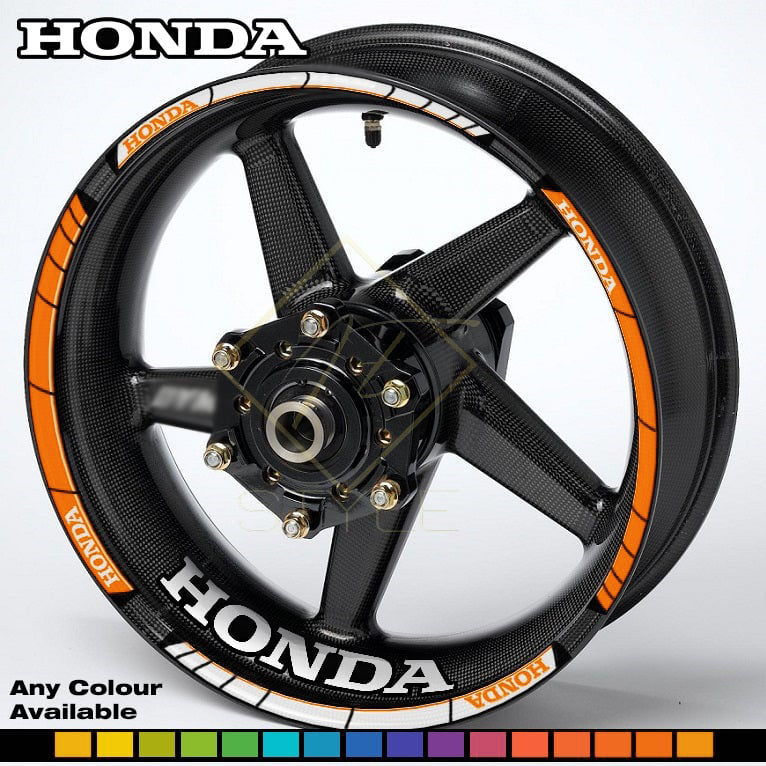 HONDA CBR motorcycle wheel decal rim stickers