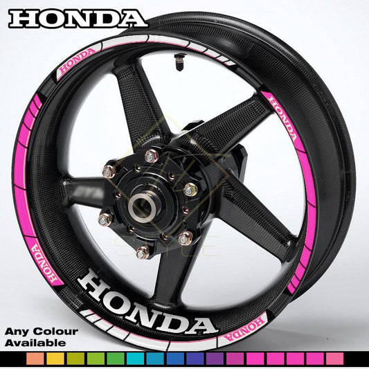 HONDA CBR motorcycle wheel decal rim stickers
