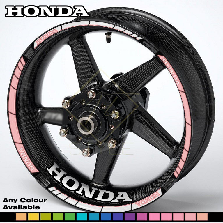 HONDA CBR motorcycle wheel decal rim stickers
