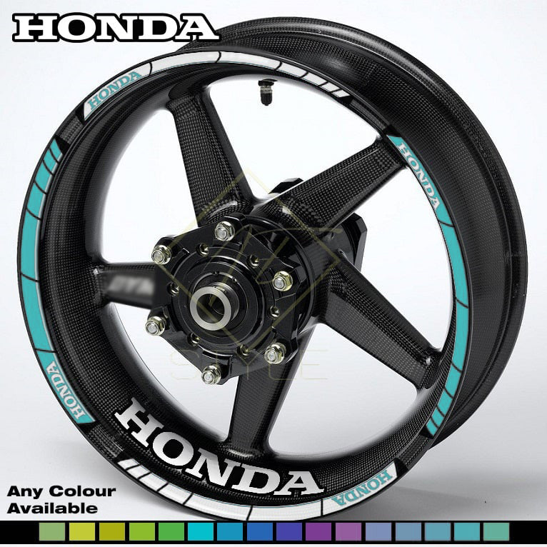 HONDA CBR motorcycle wheel decal rim stickers