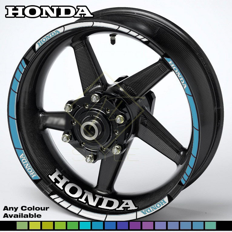 HONDA CBR motorcycle wheel decal rim stickers