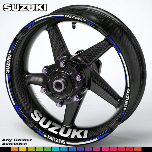 Suzuki GSX-R 1000R Wheel Decals | Motorcycle Rim Stickers Stripes Gixxer