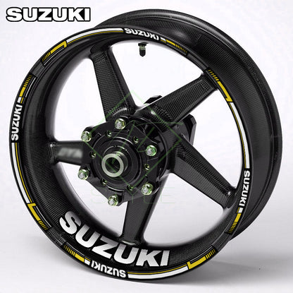 Suzuki Motorcycle Wheel Decals – Rim Inner Stickers