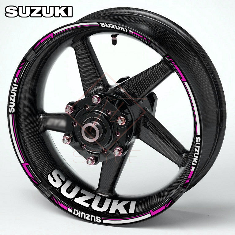 Suzuki GSX-R 1000R Wheel Decals | Motorcycle Rim Stickers Stripes Gixxer