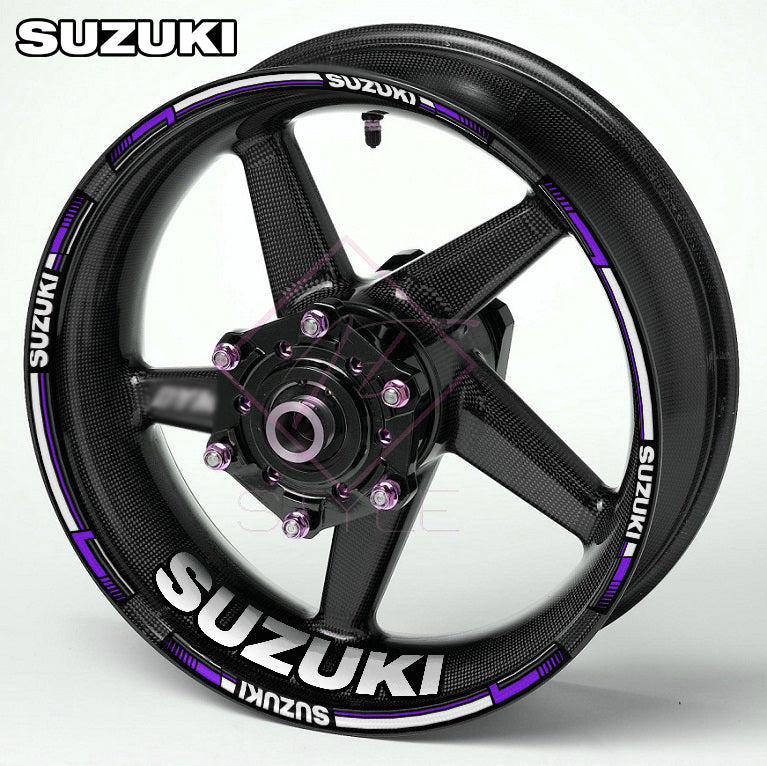 Suzuki GSX-R 1000R Wheel Decals | Motorcycle Rim Stickers Stripes Gixxer