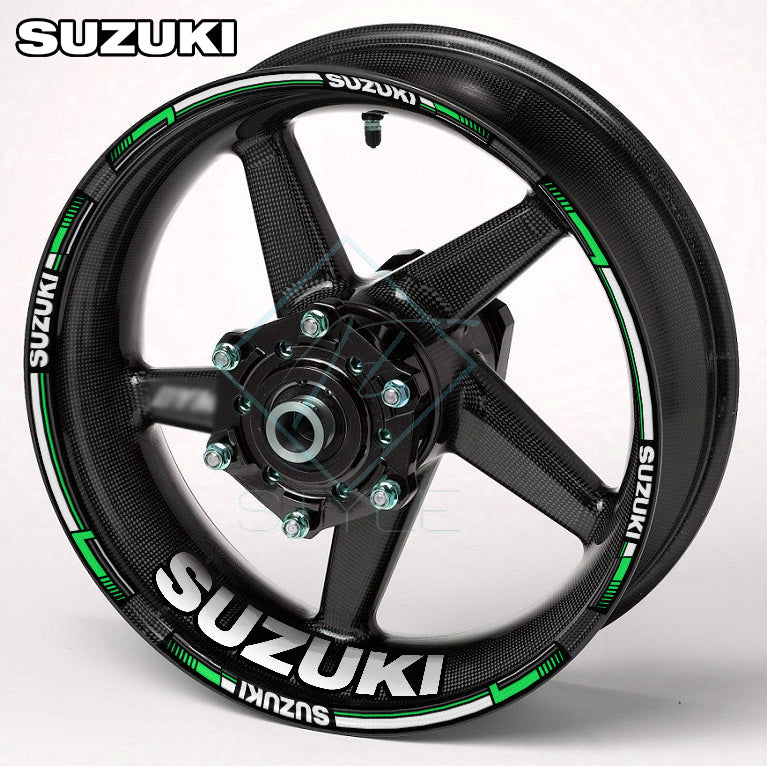Suzuki GSX-R 1000R Wheel Decals | Motorcycle Rim Stickers Stripes Gixxer