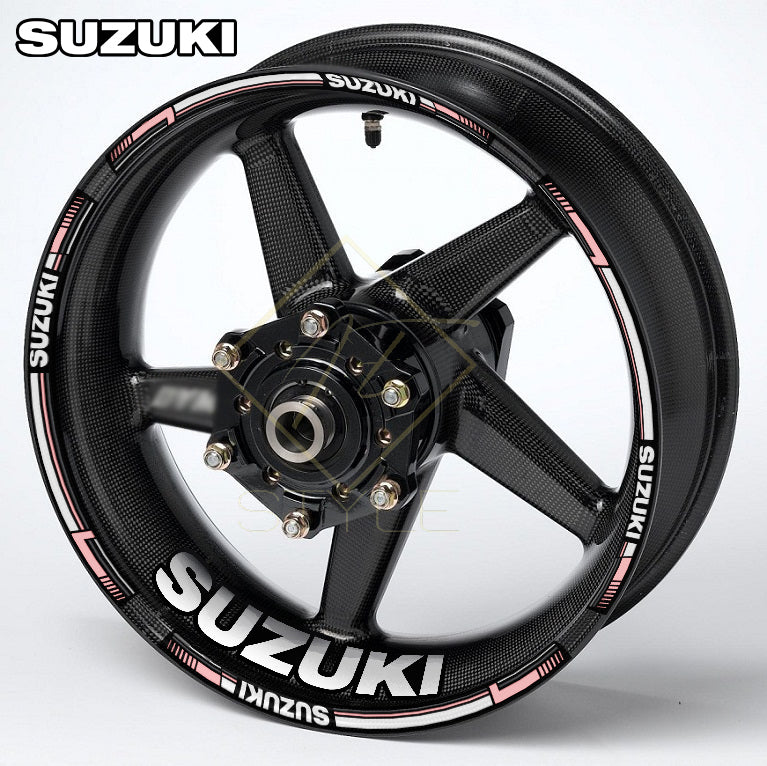 Suzuki GSX-R 1000R Wheel Decals | Motorcycle Rim Stickers Stripes Gixxer