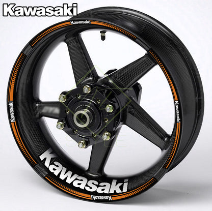 KAWASAKI Ninja Wheel Decals – Any Colour Rim Stickers (20pcs)