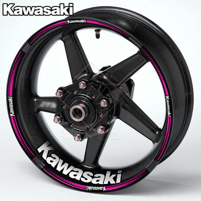 KAWASAKI Ninja Wheel Decals – Any Colour Rim Stickers (20pcs)