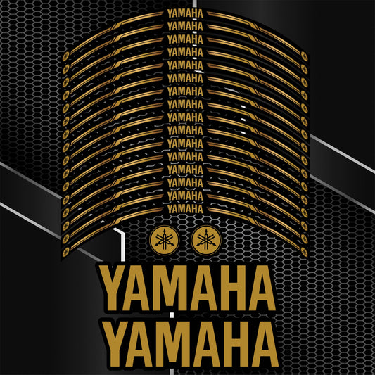YAMAHA YZF / MT Motorcycle Wheel Decals – Rim & Inner Stickers