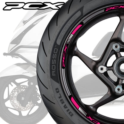 HONDA PCX Scooter Wheel Decals – Rim Inner Stickers