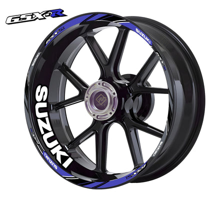 Suzuki GSXR/Gixxer Motorcycle Wheel Decals – Rim Inner Stickers