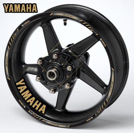 Motorcycle Rim Stickers – Yamaha YZF R1 R6 R7 MT VMAX Wheel Decals & Stripes