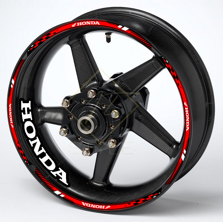 HONDA Motorcycle Scooter Wheel Decals Rim Decal Stickers CBR CB CRF NC VFR XADV