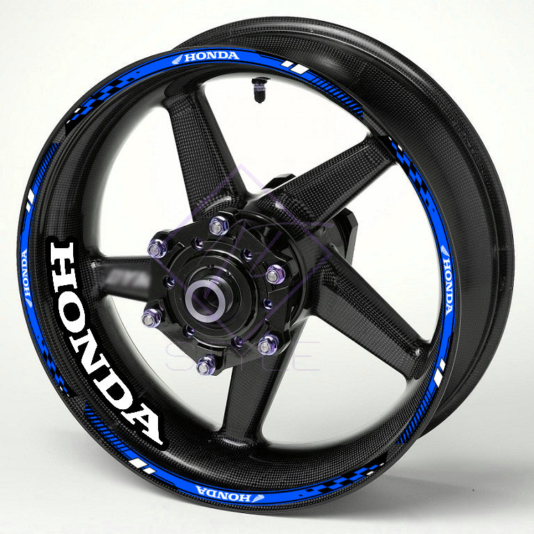 HONDA Motorcycle Scooter Wheel Decals Rim Decal Stickers CBR CB CRF NC VFR XADV