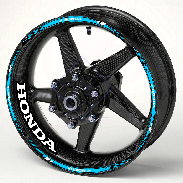 HONDA Motorcycle Scooter Wheel Decals Rim Decal Stickers CBR CB CRF NC VFR XADV