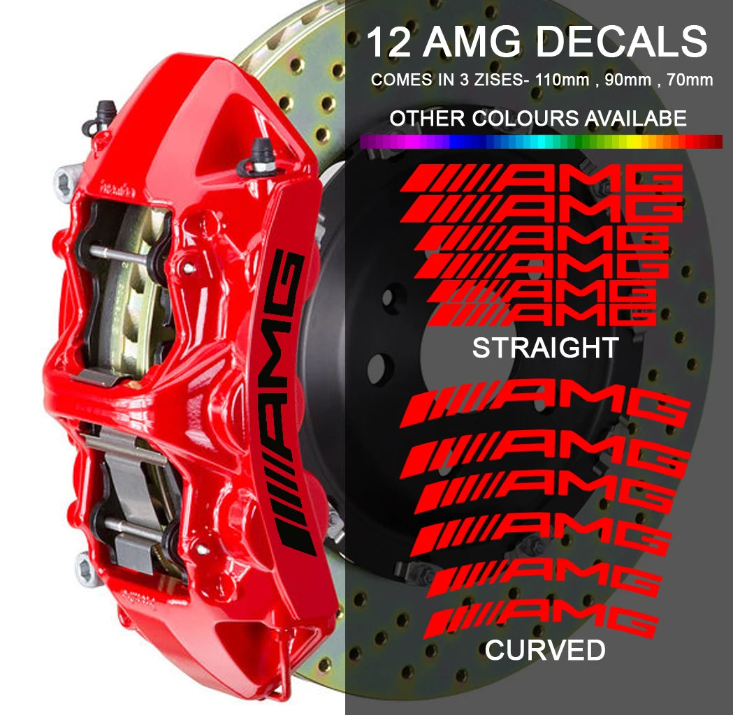 AMG Brake Caliper Stickers