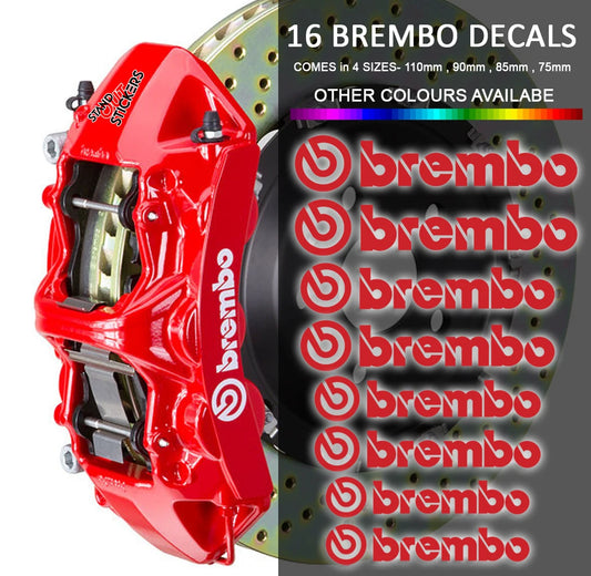 Brembo Brake Caliper Decal Sticker