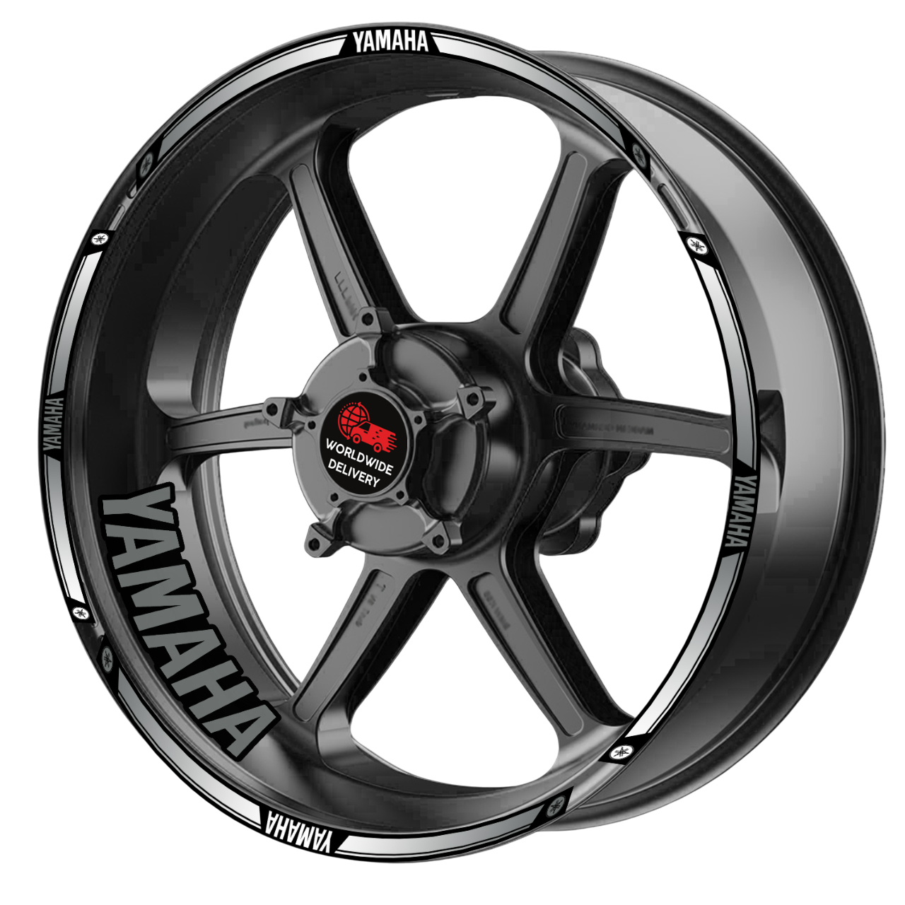 Yamaha YZF R-Series & MT Wheel Decals | Rim Stripes Stickers for Motorcycles